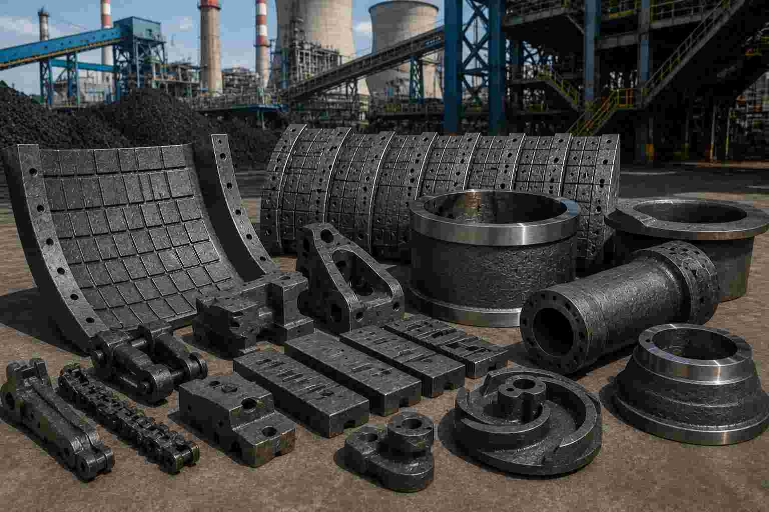 Coal handling wear parts